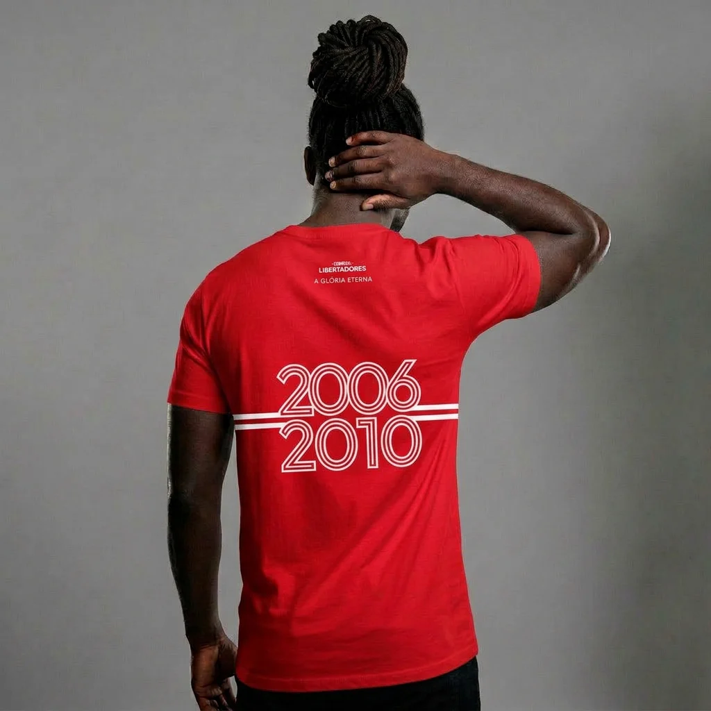 Camiseta Unissex Vermelha Bicampeão