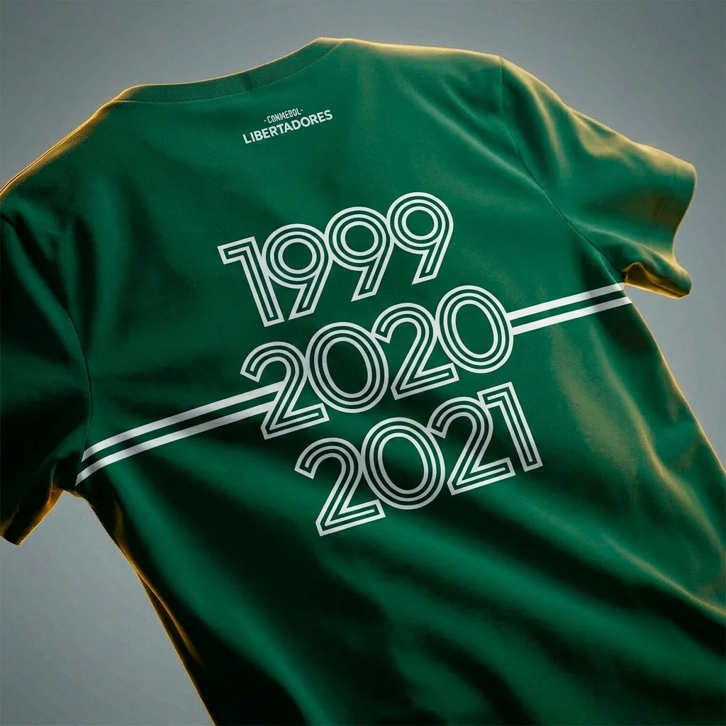 Camiseta Unissex Verde Tricampeão