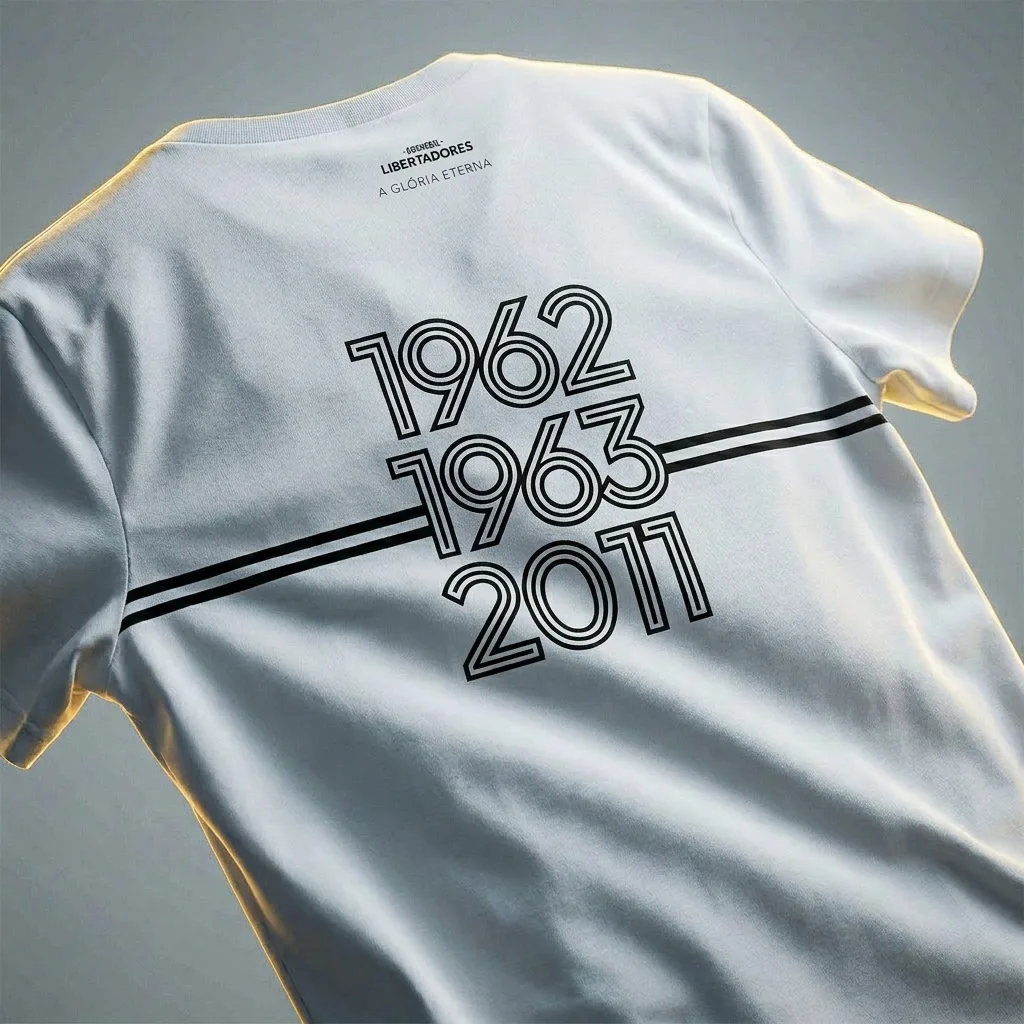 Camiseta Unissex Branca Tricampeão