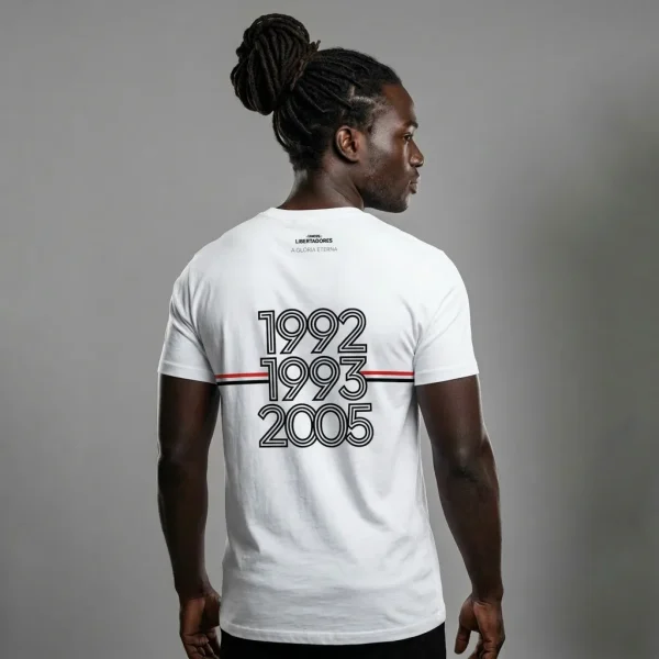 Camiseta Unissex Branca Tricampeão