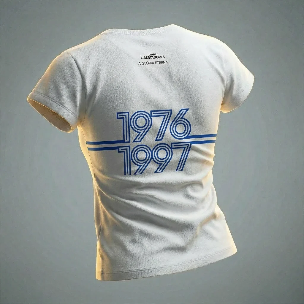 Camiseta Baby Look Branca Bicampeão