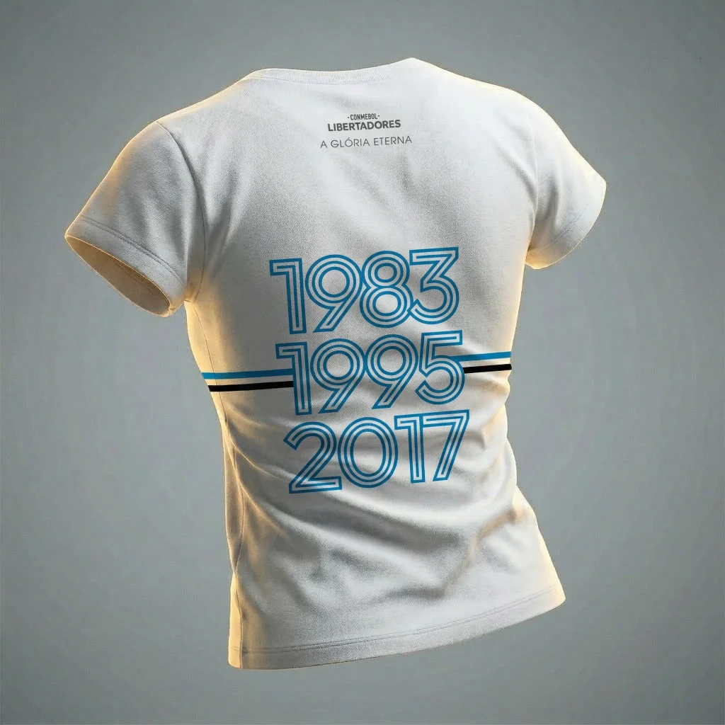 Camiseta Baby Look Branca Tricampeão