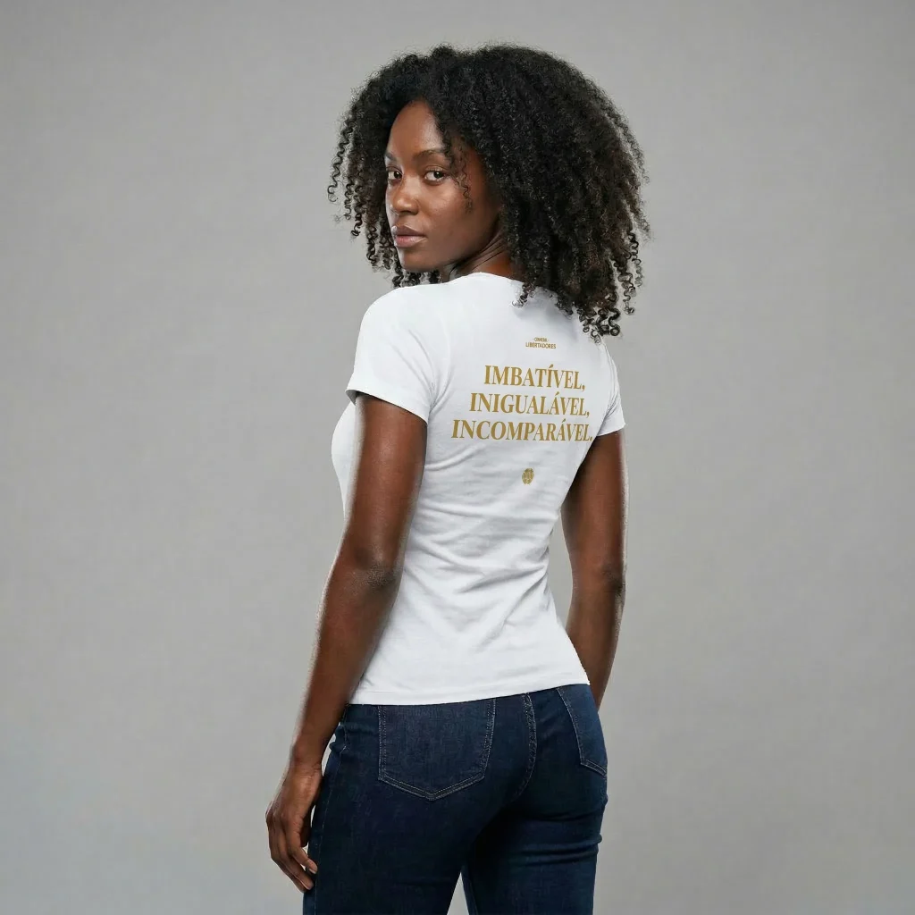 Camiseta Baby Look Branca