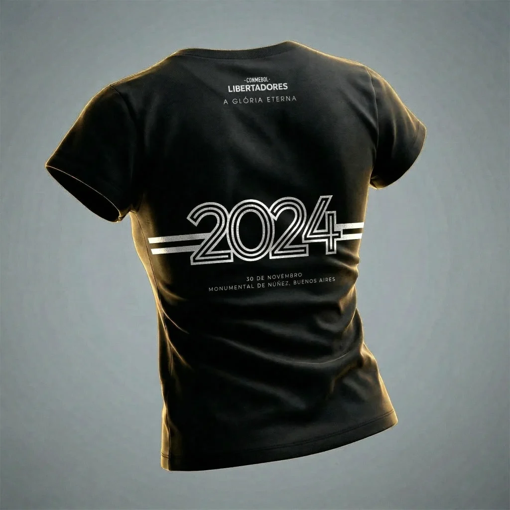 Camiseta Baby Look Preta Campeão