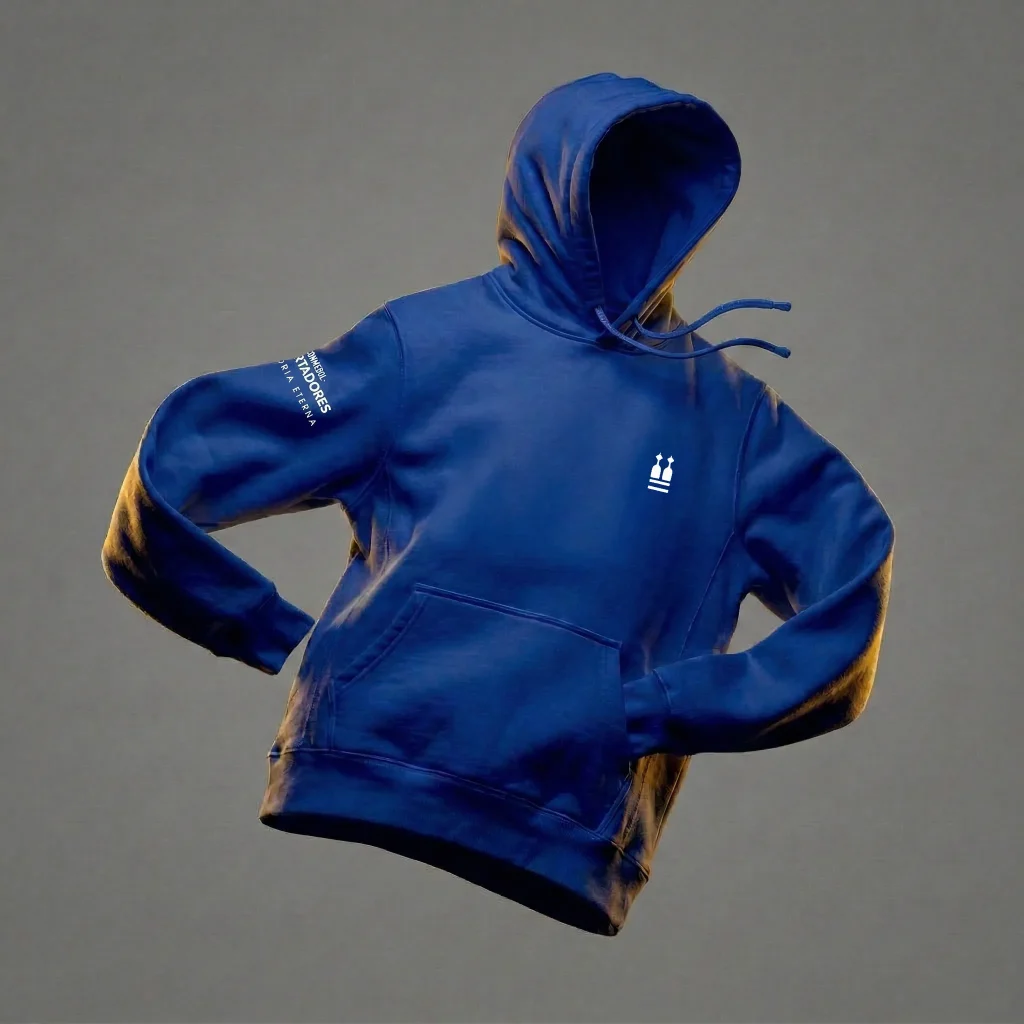 Moletom Azul Bicampeão