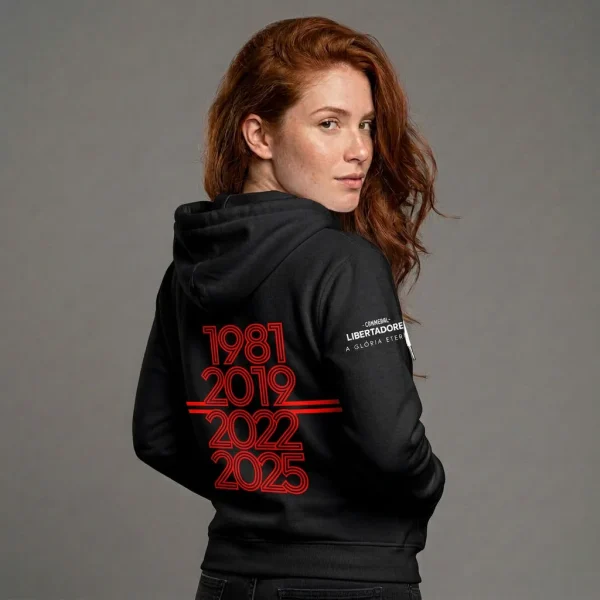 Moletom Preto Tetracampeão