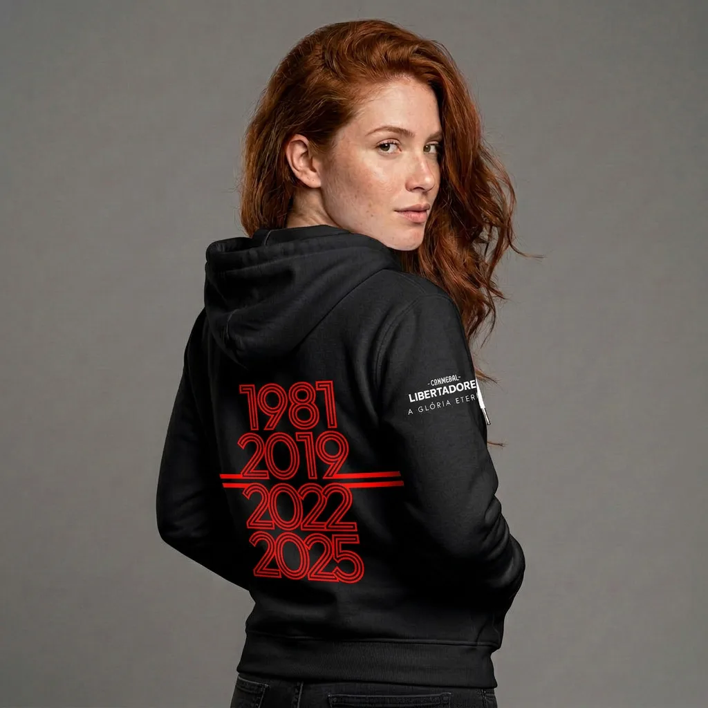 Moletom Preto Tetracampeão