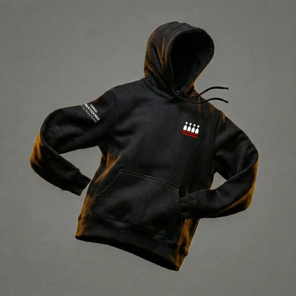 Moletom Preto Tetracampeão