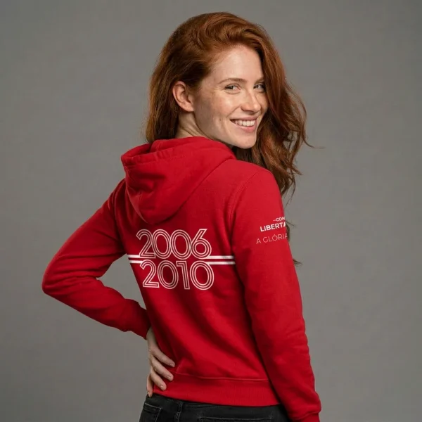 Moletom Vermelho Bicampeão