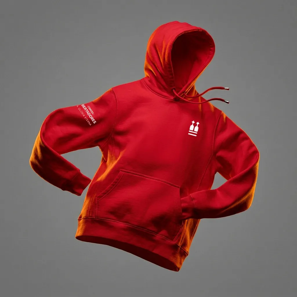 Moletom Vermelho Bicampeão