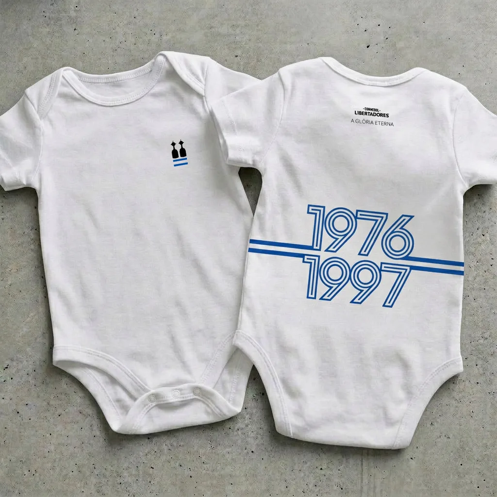 Body bebê Branco Bicampeão