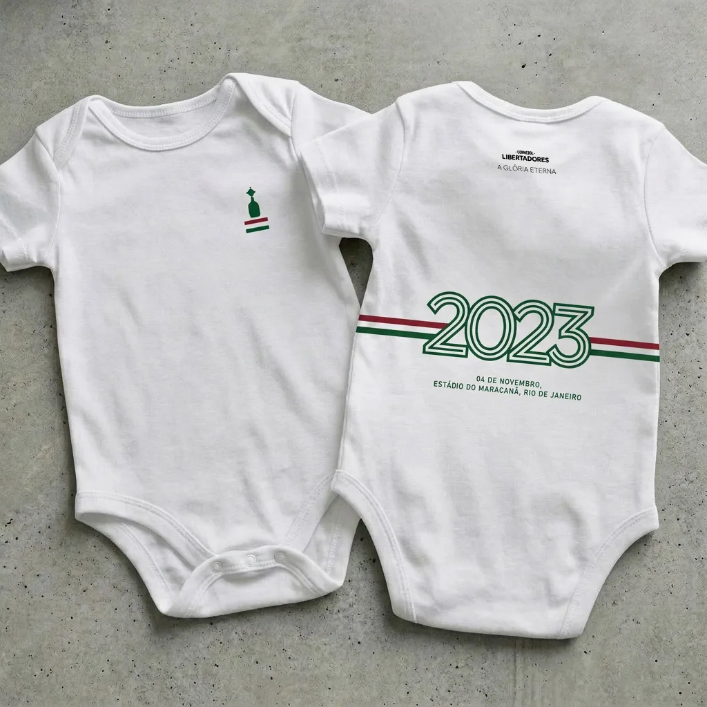 Body bebê Branco Campeão