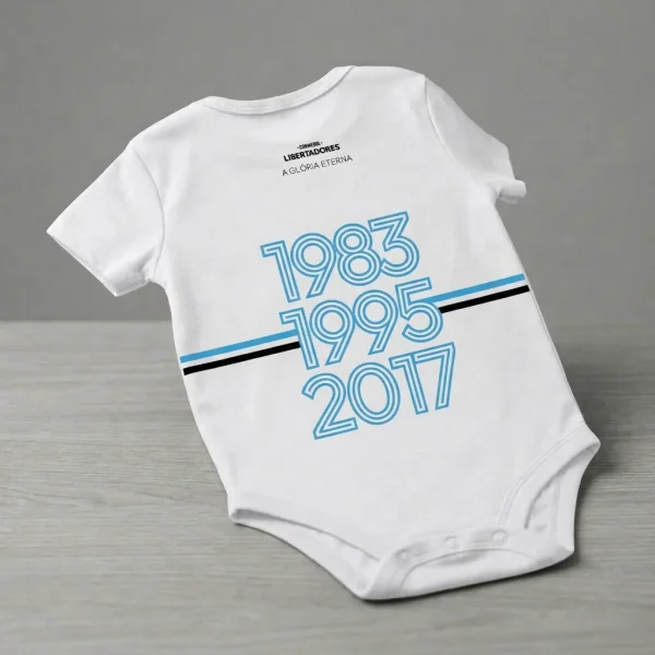 Body bebê Branco Tricampeão