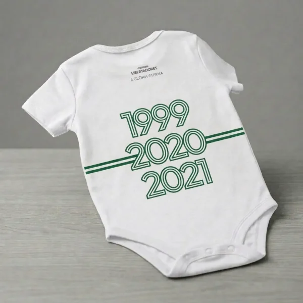 Body bebê Branco Tricampeão