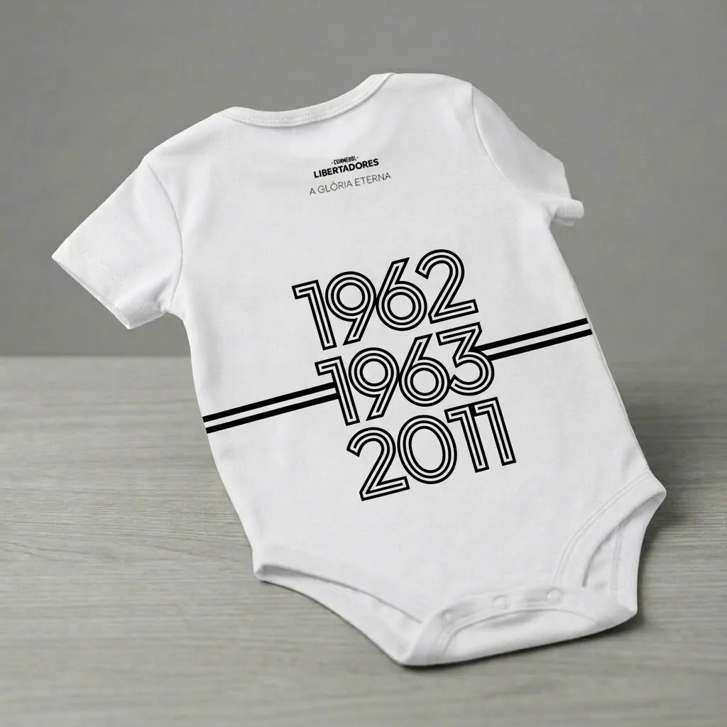 Body bebê Branco Tricampeão