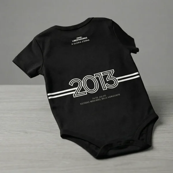 Body bebê Preto Campeão