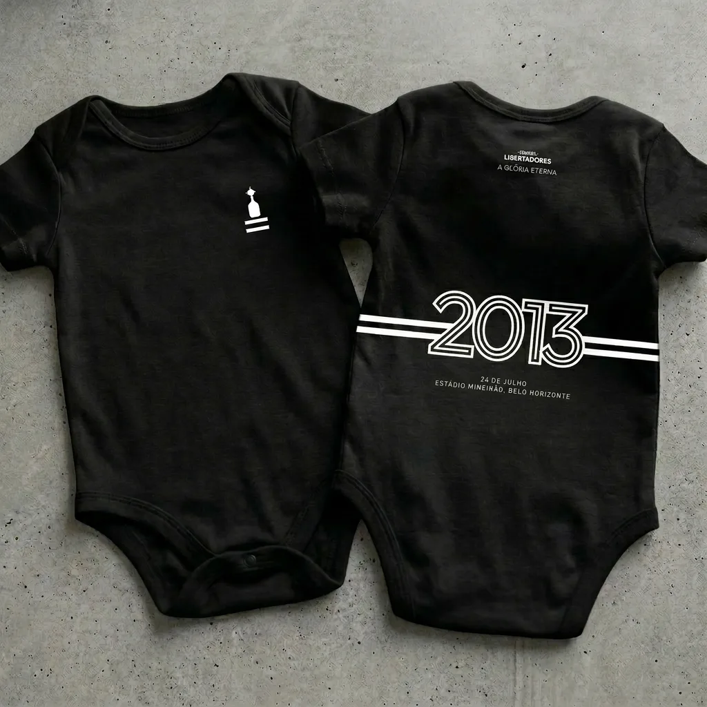 Body bebê Preto Campeão