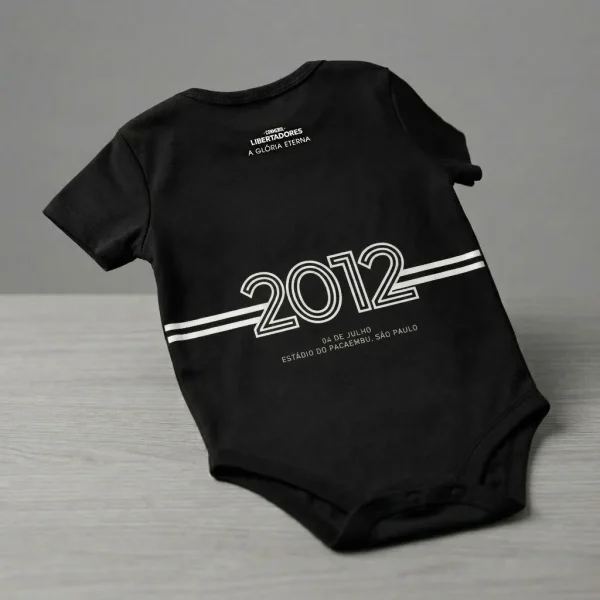 Body bebê Preto Campeão