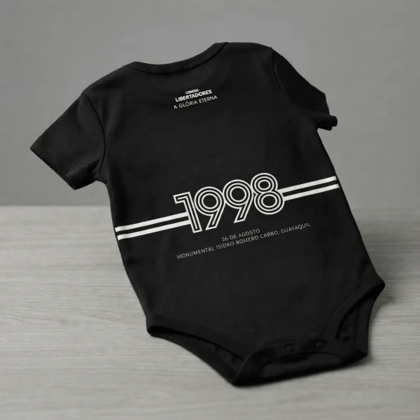 Body bebê Preto Campeão