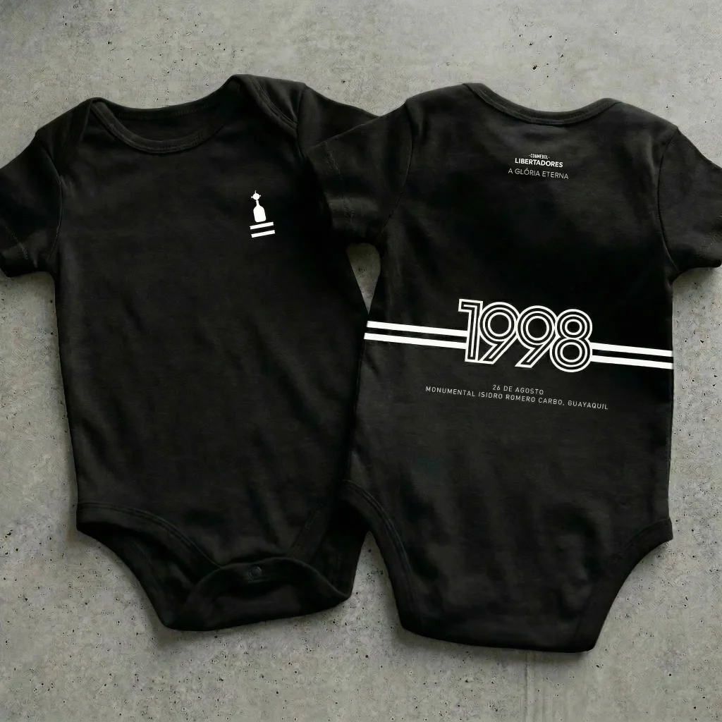 Body bebê Preto Campeão