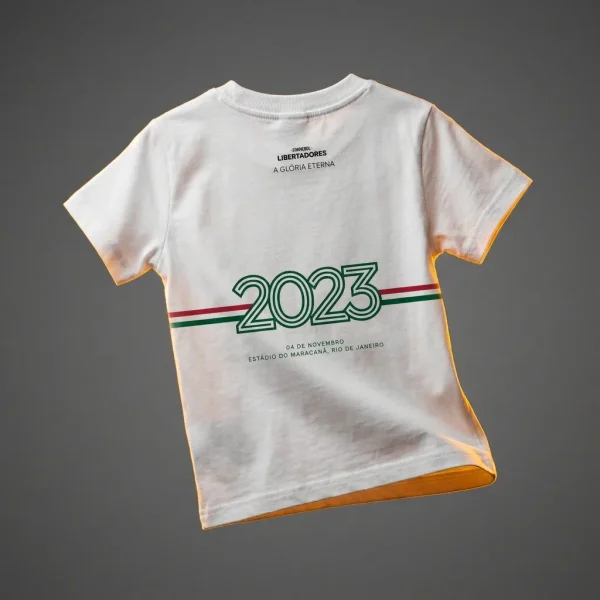 Camiseta Infantil Branca Campeão