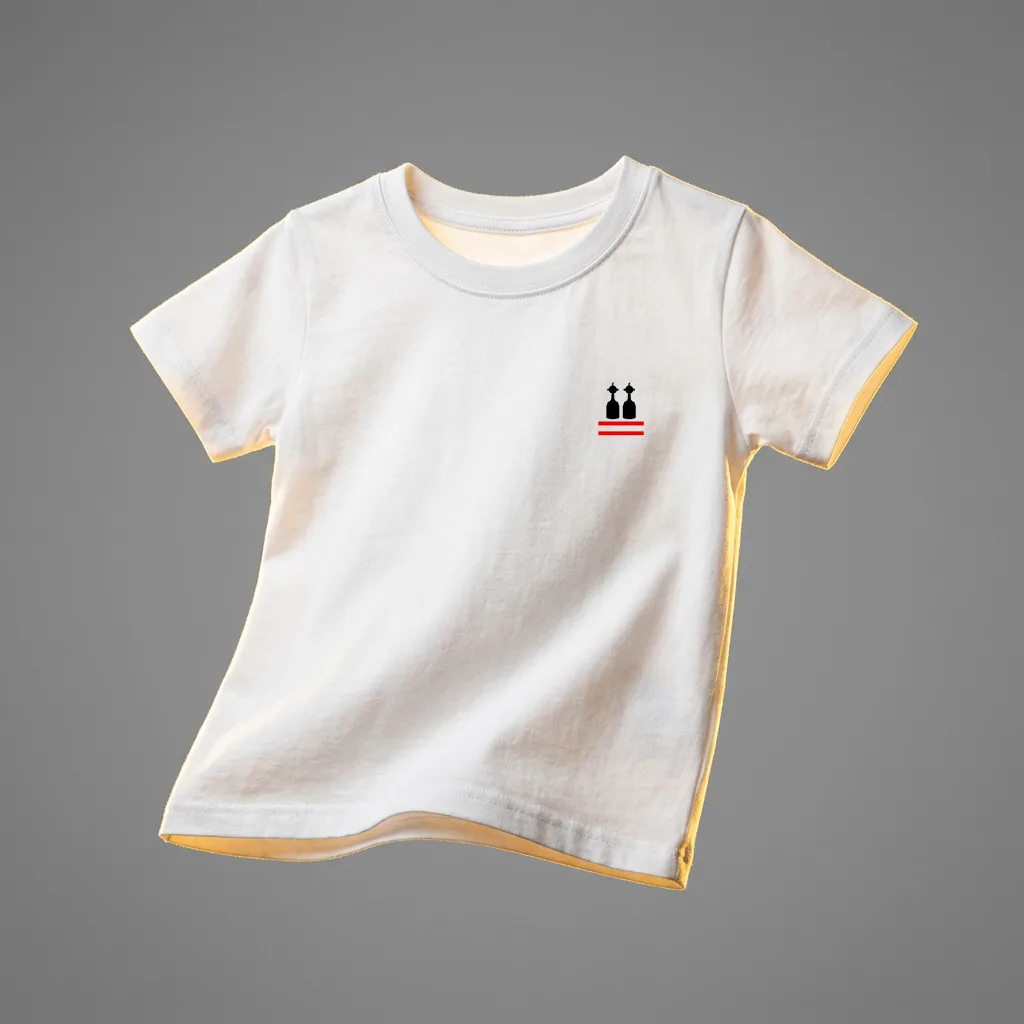 Camiseta Infantil Branca Bicampeão