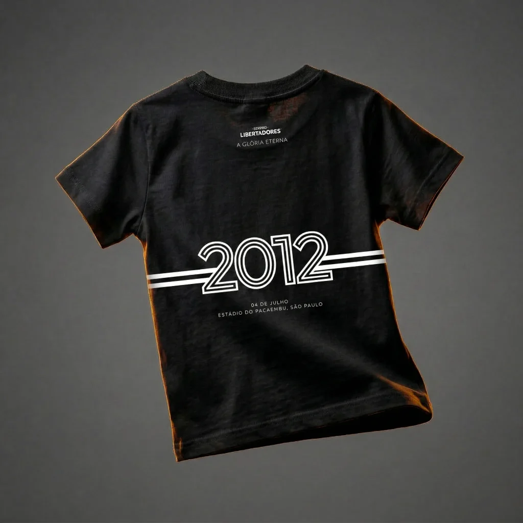 Camiseta Infantil Preta Campeão