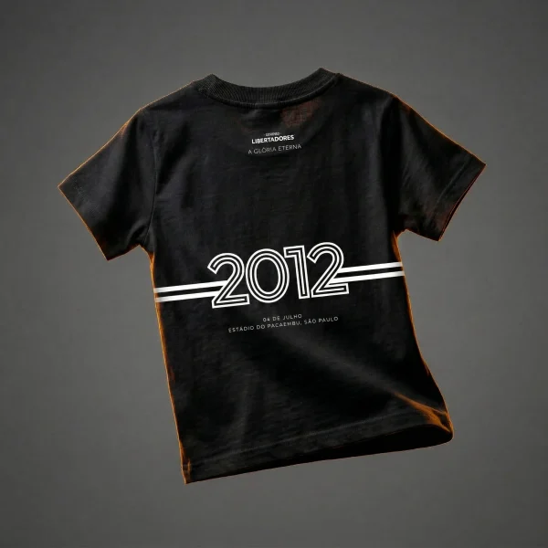 Camiseta Infantil Preta Campeão