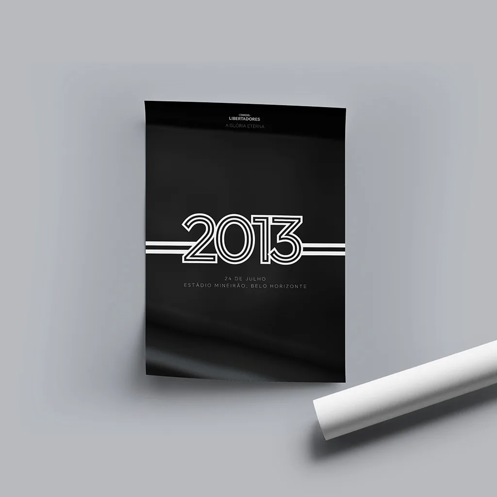 Poster Preto Campeão