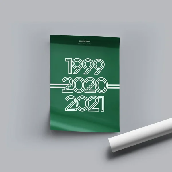 Poster Verde Tricampeão