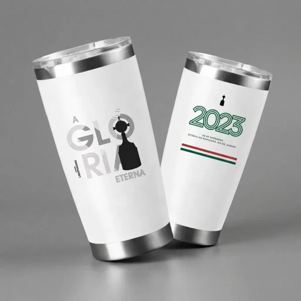 Copo Térmico Branco Campeão