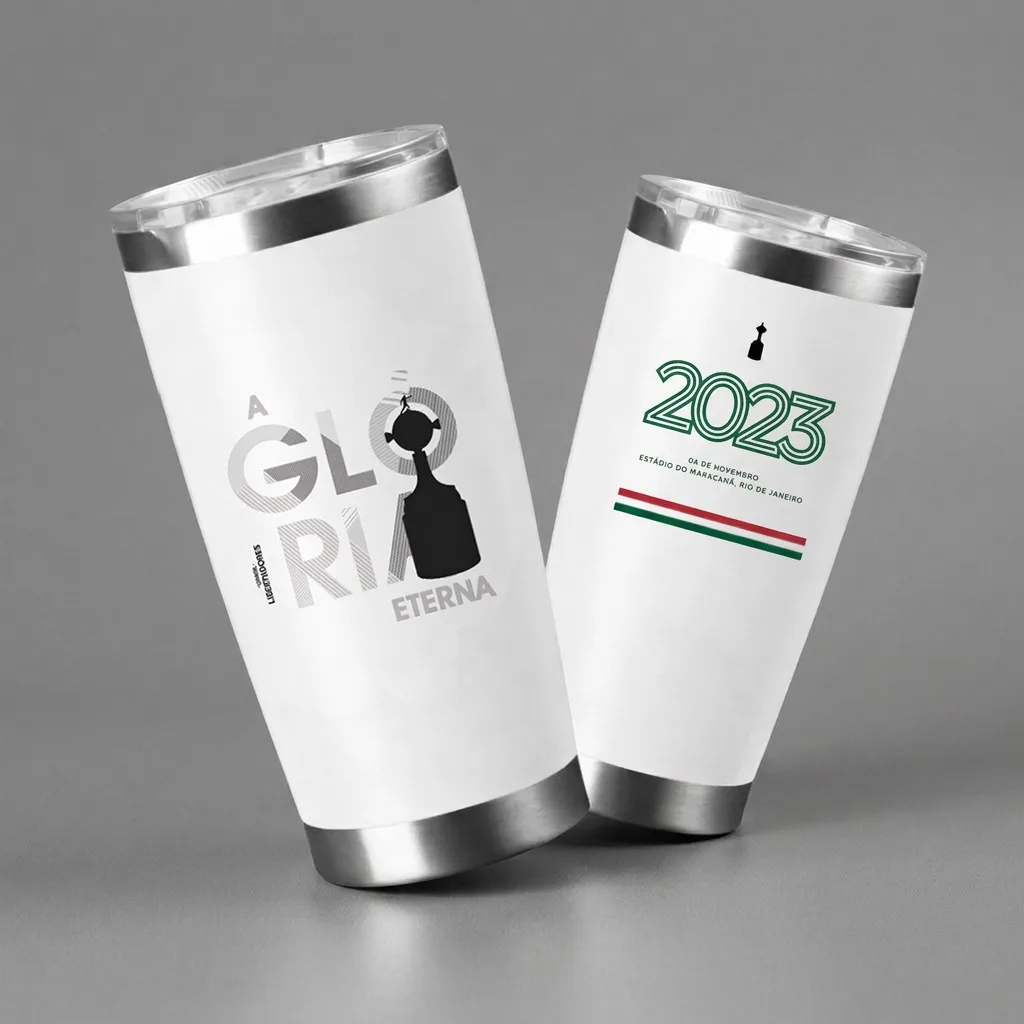 Copo Térmico Branco Campeão