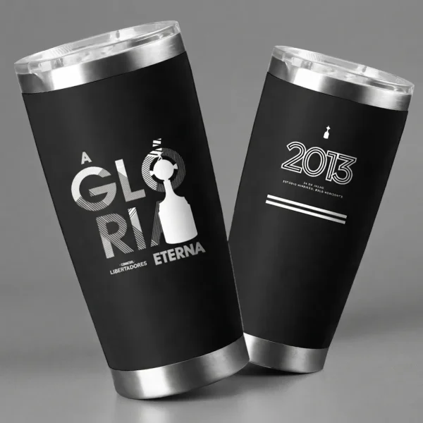 Copo Térmico Preto Campeão