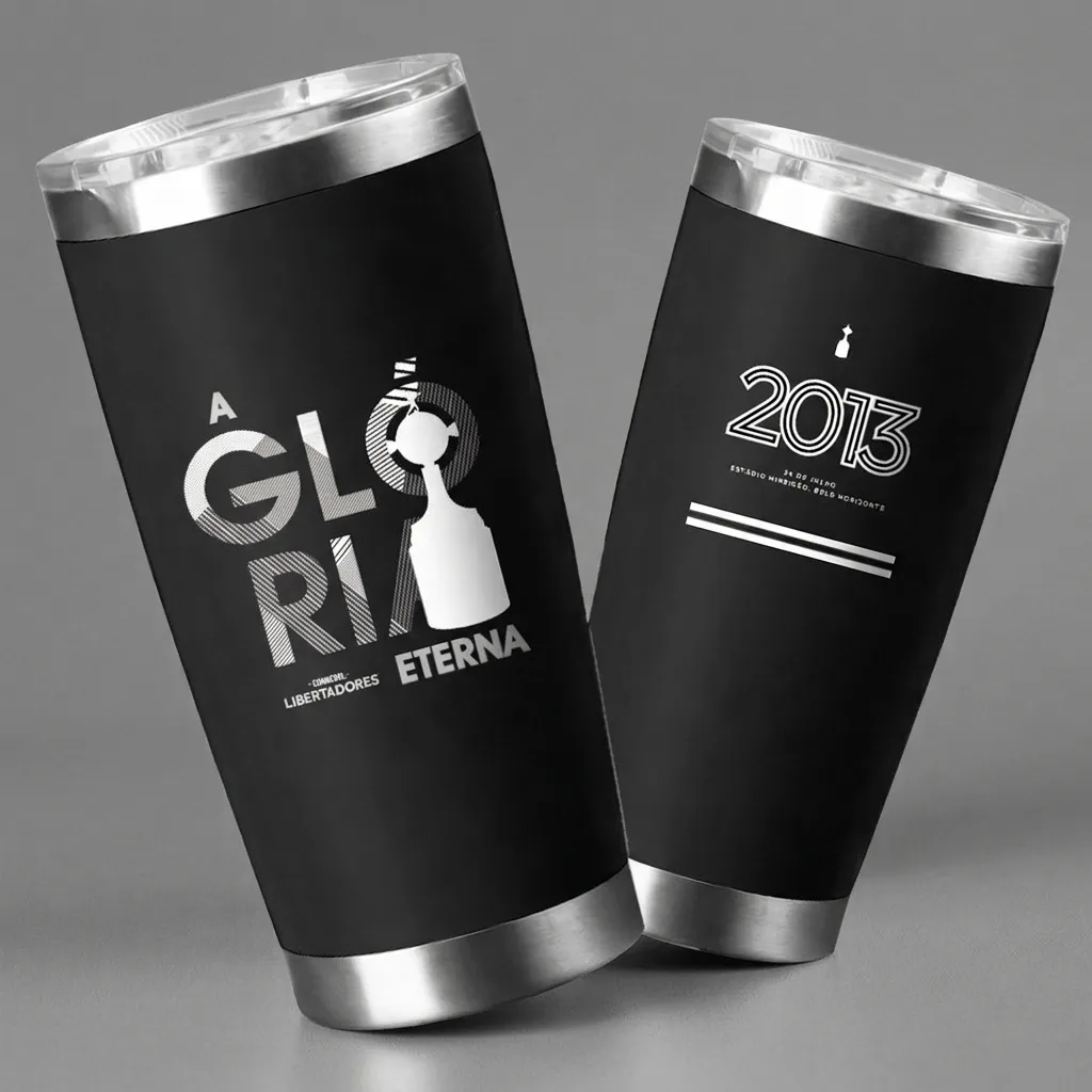 Copo Térmico Preto Campeão