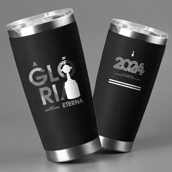 Copo Térmico Preto Campeão