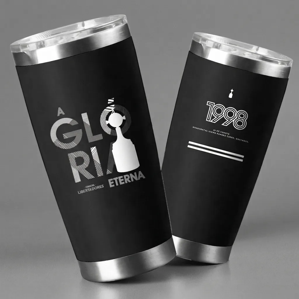 Copo Térmico Preto Campeão